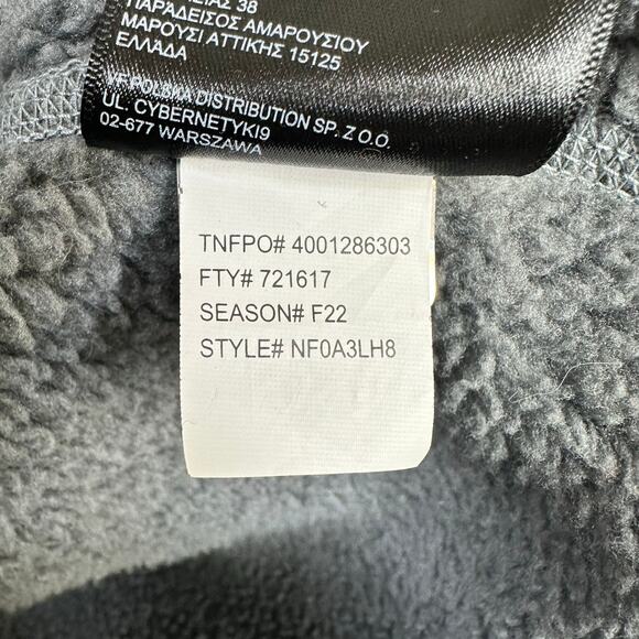 The North Face Womens size Medium Sweater Fleece Zip Up Jacket Gray nf0a3lh8 - Picture 9 of 11